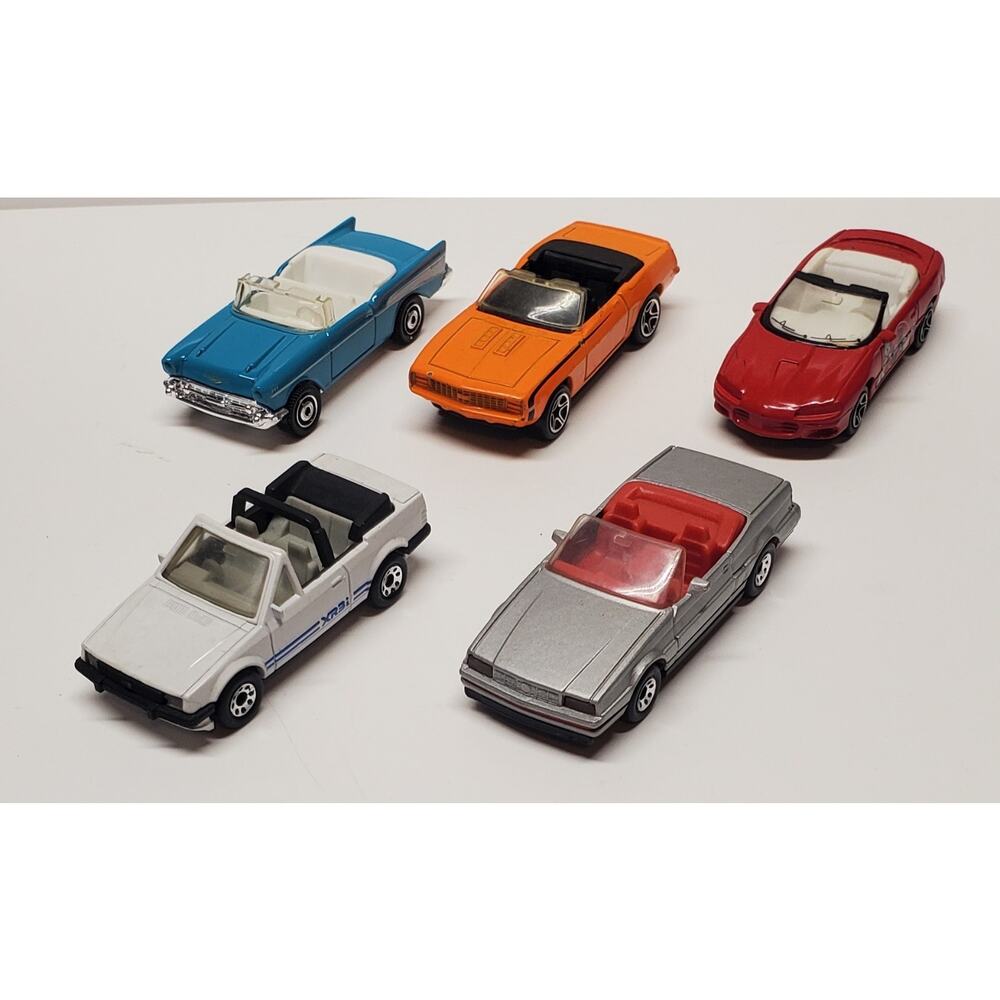 Matchbox Convertible Cars Lot of Five
